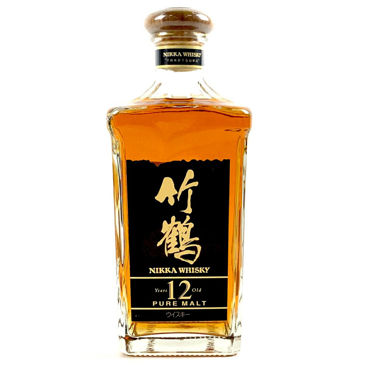 【東京都内限定発送】 ニッカ NIKKA 竹鶴 12年 ピュアモルト 角瓶 660ml 国産ウイスキー 【中古】