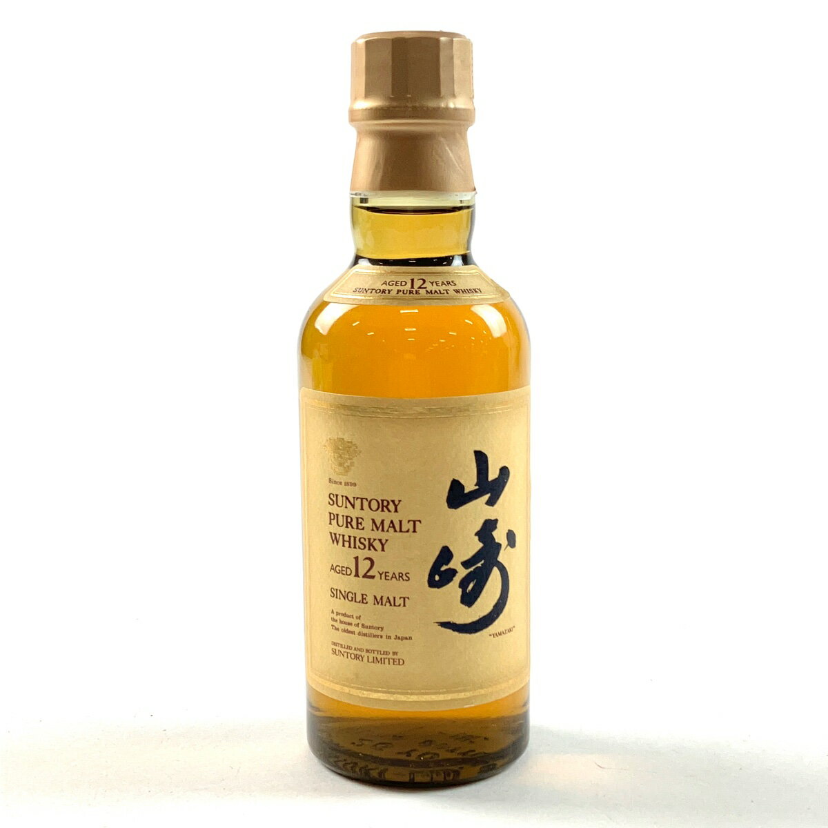 【東京都内限定発送】 サントリー SUNTORY 山崎 12年 ピュアモルト 180ml 国産ウイスキー 【中古】