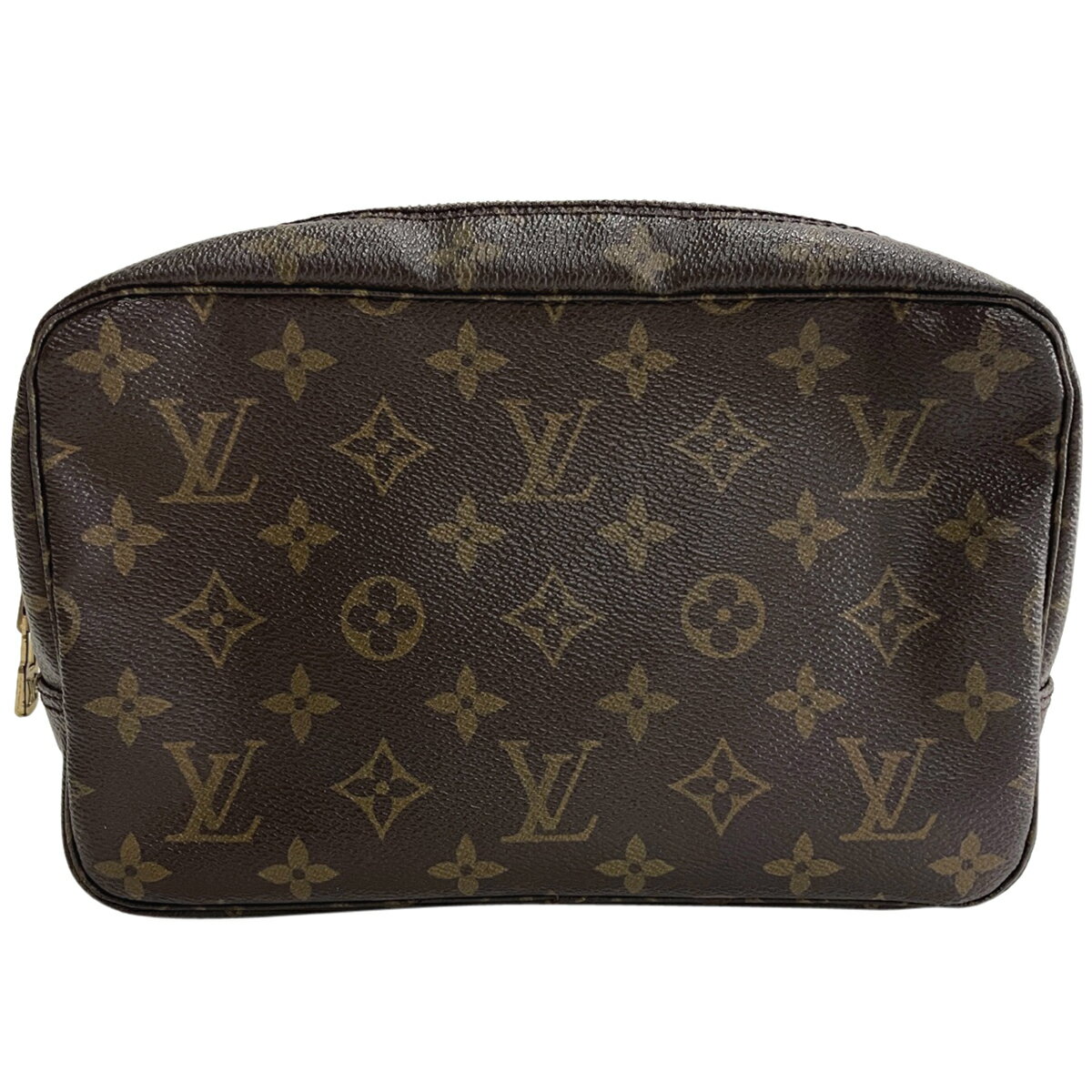 ルイ・ヴィトン Louis Vuitton トゥルース トワレット 23 メイク セカンドバッグ 化粧ポーチ モノグラム ブラウン M47524 レディース 【中古】