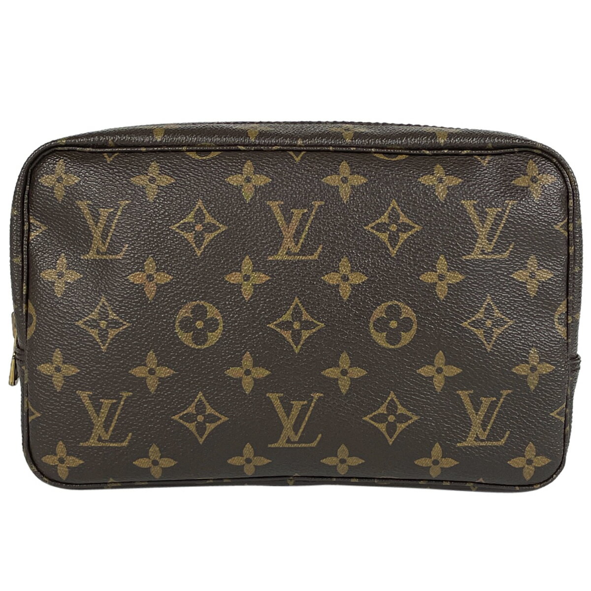 ルイ・ヴィトン Louis Vuitton トゥルース トワレット 23 メイク コスメ セカンドバッグ 化粧ポーチ モノグラム ブラウン M47524 レディース 【中古】