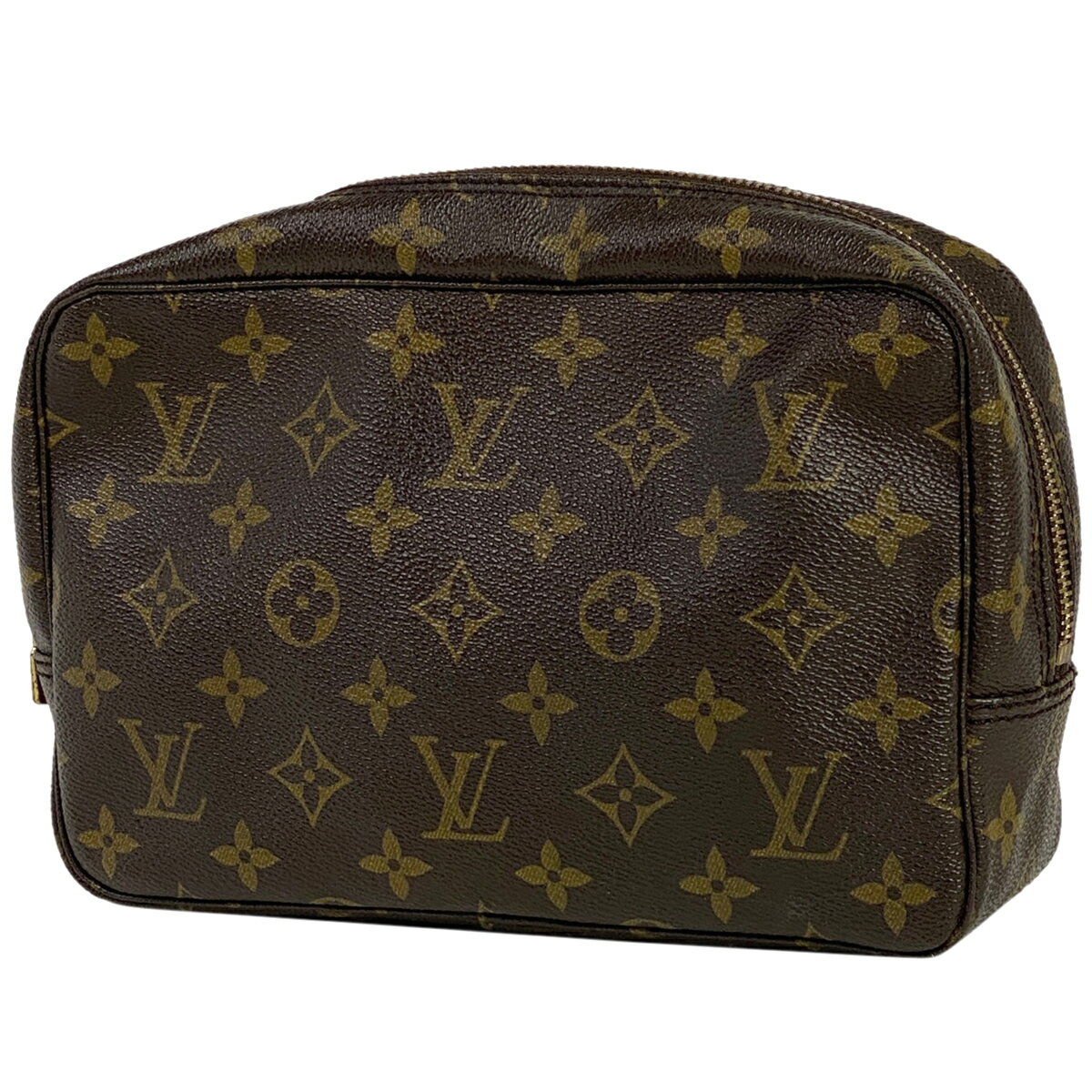 ルイ・ヴィトン Louis Vuitton トゥルース トワレット 23 メイク セカンドバッグ 化粧ポーチ モノグラム ブラウン M47524 レディース 【中古】