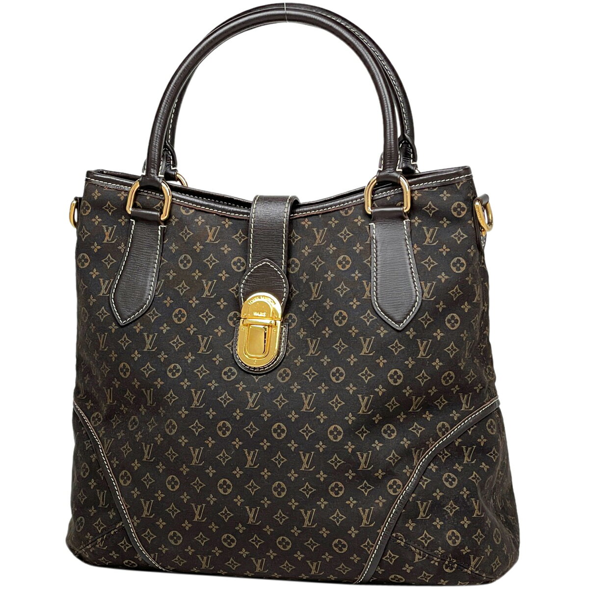 ルイ・ヴィトン Louis Vuitton エレジー 2WAY ショルダーバッグ トートバッグ モノグラムイディール フザン(ブラウン) M56696 レディース 【中古】