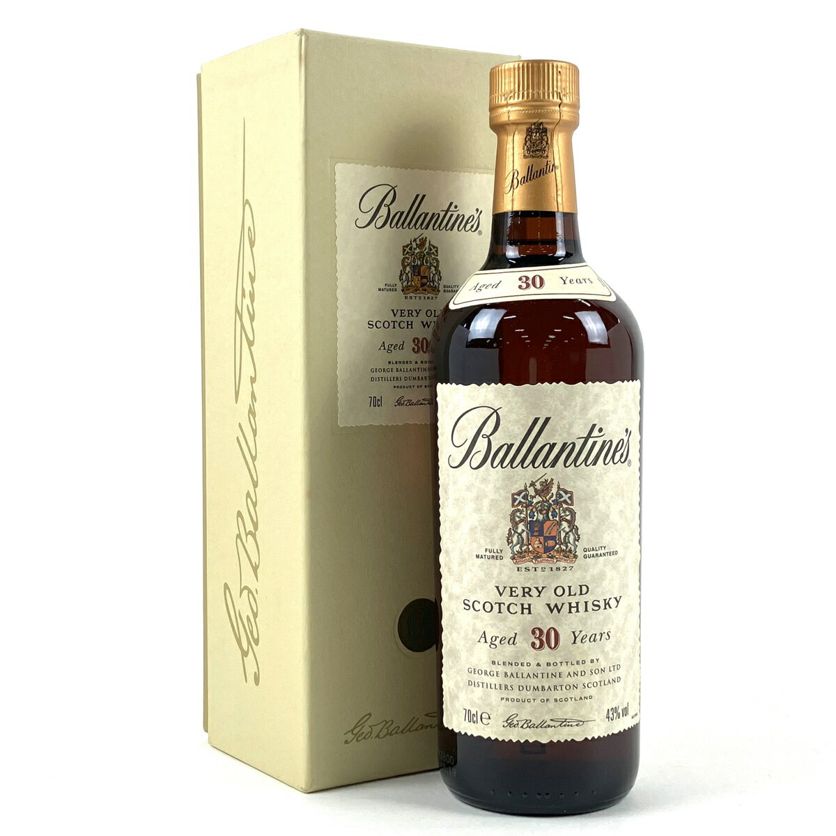 バランタイン Ballantines ベリーオールド 30年 青旗 700ml スコッチウイスキー ブレンデッド 【中古】