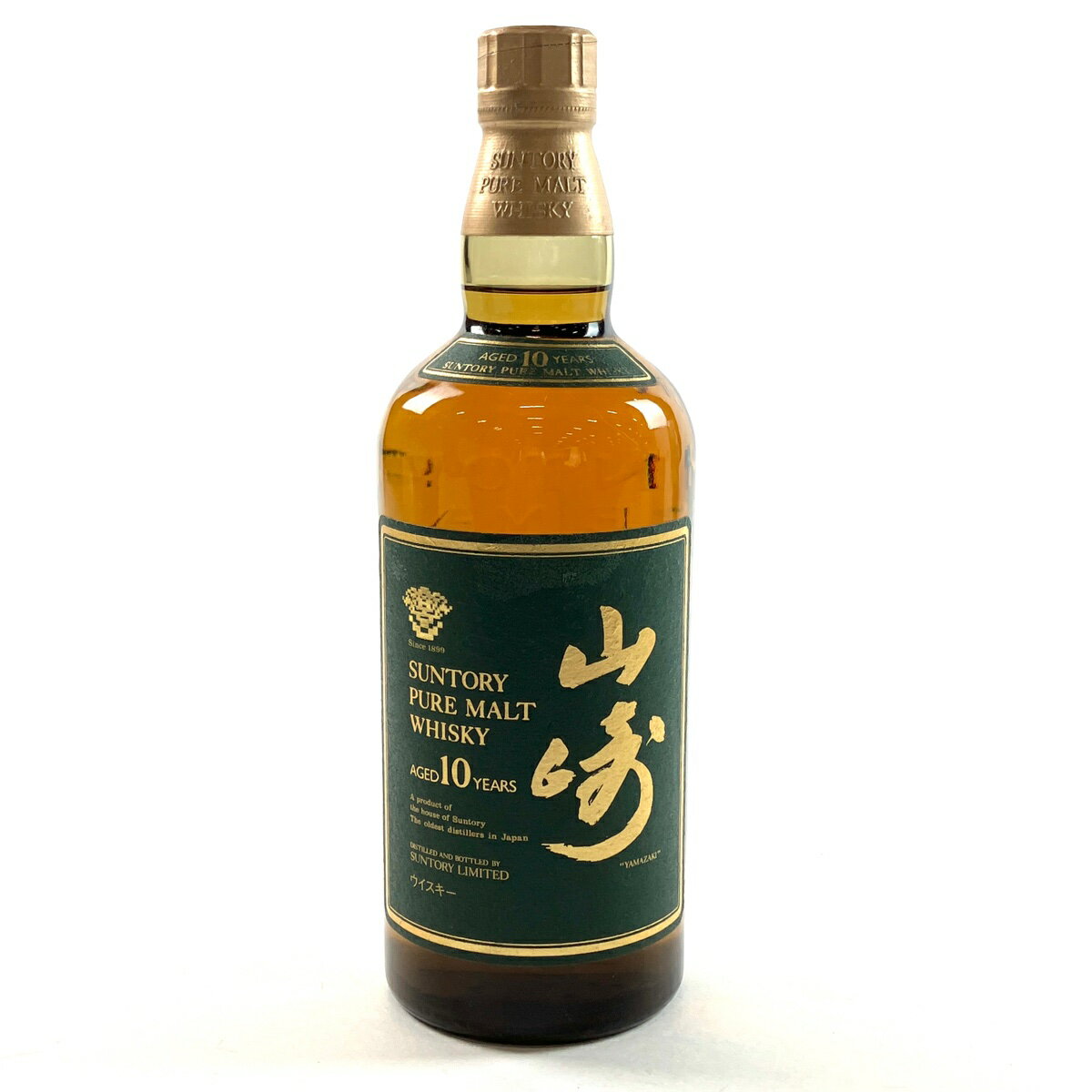 【東京都内限定発送】 サントリー SUNTORY 山崎 10年 ピュアモルト グリーンラベル 750ml 国産ウイスキー 【中古】