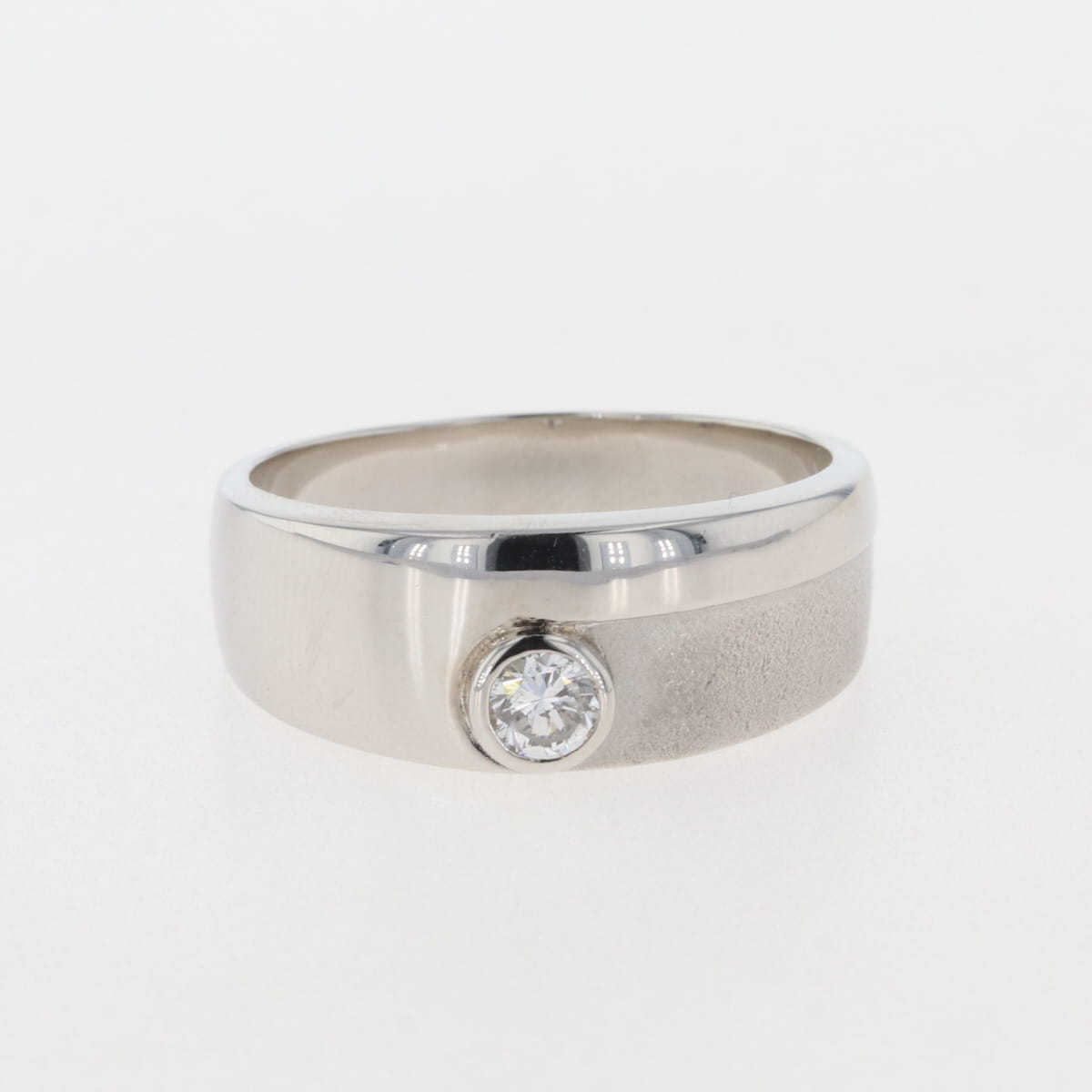 【ラッピング可】 ダイヤモンド デザインリング プラチナ 指輪 リング 19号 Pt900 ...