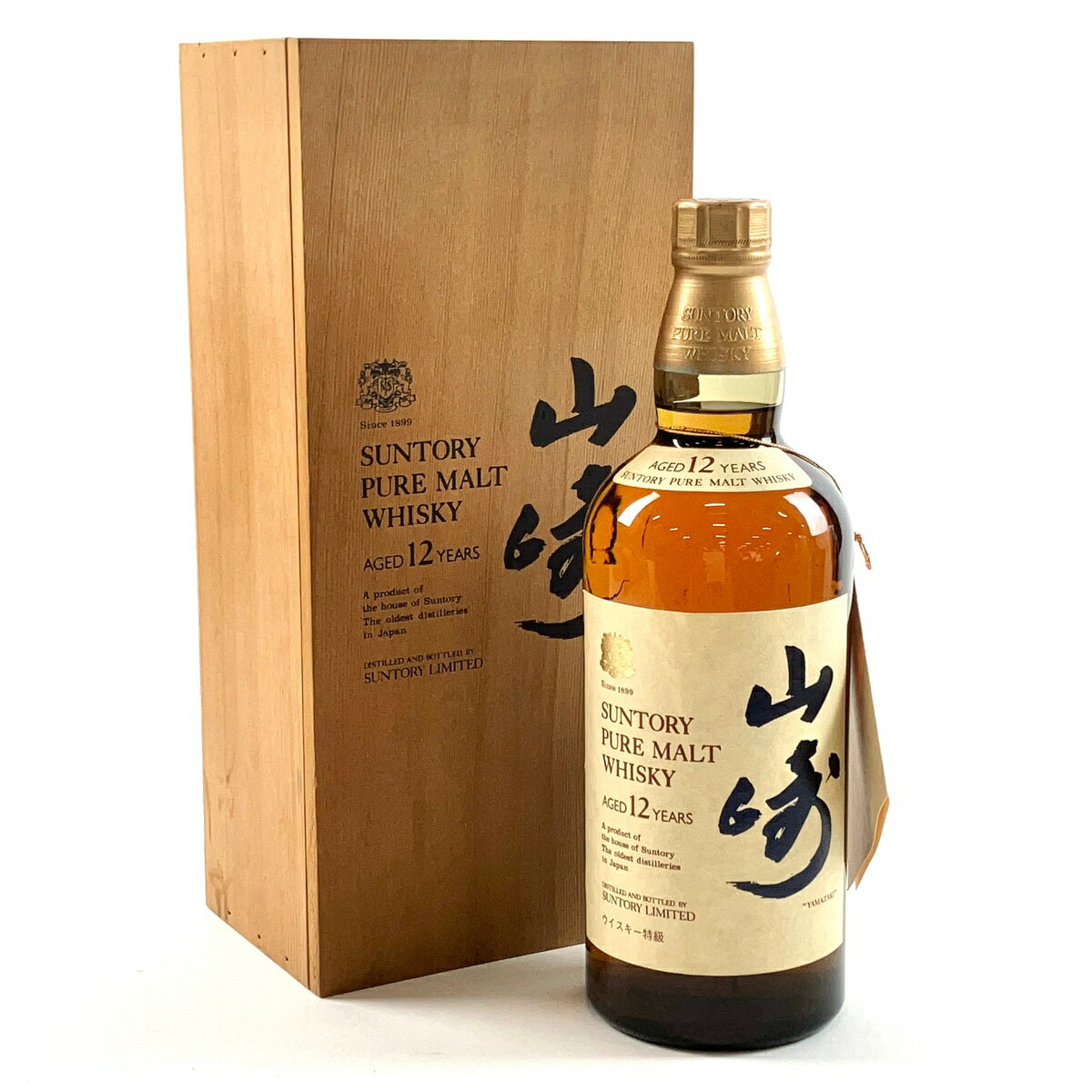 【東京都内限定発送】 サントリー SUNTORY 山崎 12年 ピュアモルト 特級 760ml 国産ウイスキー 【中古】