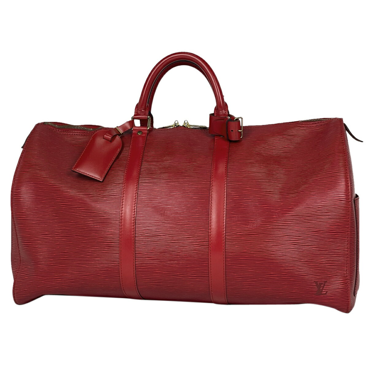ルイ・ヴィトン Louis Vuitton キーポル 50 旅行 ハンドバッグ ボストンバッグ エピ カスティリアンレッド M42967 レディース 【中古】 msp29