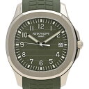 【ラッピング可】 パテックフィリップ PATEK PHILIPPE アクアノート 5168G-010 腕時計 WG ラバー 自動巻き カーキグリーン メンズ 【...