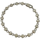 【ラッピング可】【在庫一掃】 ティファニー TIFFANY&Co. パフ ハート ブレスレット 腕輪 ブレスレット シルバー925 シルバー レディース 【中古】