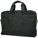 【在庫一掃】 ルイ・ヴィトン Louis Vuitton アソシエ PM ブリーフケース PC ビジネスバッグ ダミエジェアン ノワール(ブラック) N58038 メンズ 【中古】