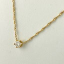 【ラッピング可】 ダイヤモンド デザインネックレス YG イエローゴールド ダイヤモンド ネックレス K18 ダイヤモンド レディース 【中古】