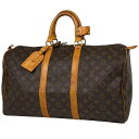【在庫一掃】 ルイ・ヴィトン Louis Vuitton キーポル 50 ハンドバッグ 旅行 出張 ビジネス ボストンバッグ モノグラム ブラウン M41426...