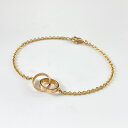 【在庫一掃】 カルティエ CARTIER ベビーラブ ブレスレット PG ピンクゴールド 腕輪 ブレスレット 750 レディース 【中古】