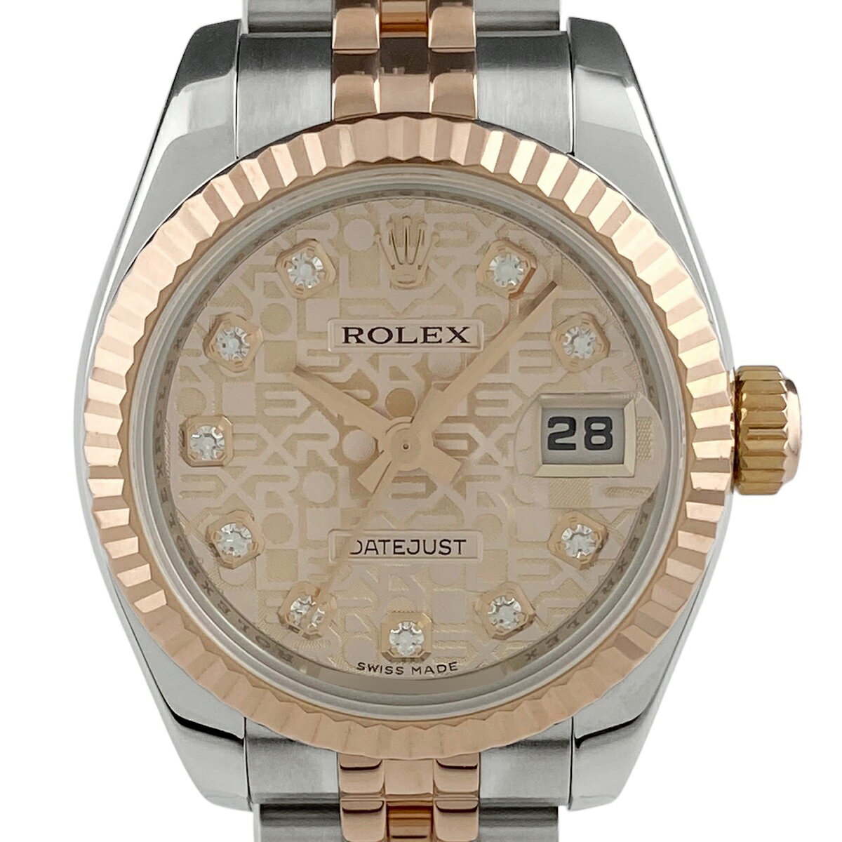 楽天市場】ROLEX デイトジャスト 10Pダイヤ 179171Gの通販 楽天市場】ROLEX デイトジャスト 10Pダイヤ 179171Gの通販