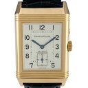 【ラッピング可】【OH済】 ジャガー・ルクルト JAEGER-LECOULTRE レベルソ デュオ 270.2.54 腕時計 PG レザー 手巻き シルバー メンズ 【中古】(2)