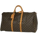 【在庫一掃】 ルイ・ヴィトン Louis Vuitton キーポル 60 ハンドバッグ 旅行 出張 ビジネス ボストンバッグ モノグラム ブラウン M41422 レディース 【中古】