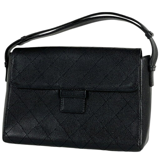 シャネル CHANEL ロゴ ハンドバッグ マトラッセ ショルダーバッグ ハンドバッグ キャビアスキン ブラック レディース 【中古】 msp39 シャネル CHANEL ロゴ ハンドバッグ マトラッセ ショルダーバッグ ハンドバッグ キャビアスキン ブラック レディース 【中古】 msp39