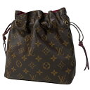 ルイ・ヴィトン Louis Vuitton ポッシュ ノエ 巾着型 化粧ポーチ モノグラム ブラウン M43445 レディース 【中古】