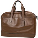 コーチ COACH ロゴ ビジネスバッグ ハンドバッグ ブリーフケース ハミルトン ビジネスバッグ レザー ブラウン F22529 メンズ 【中古】(4)
