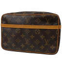 ルイ・ヴィトン Louis Vuitton コンピエーニュ 23 クラッチバッグ 手持ち セカンドバッグ モノグラム ブラウン M51847 レディース 【中古】 msp29(4)