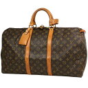 【最終値引き】 ルイ・ヴィトン Louis Vuitton キーポル 50 ハンドバッグ 旅行 出張 ビジネス ボストンバッグ モノグラム ブラウン M4142...