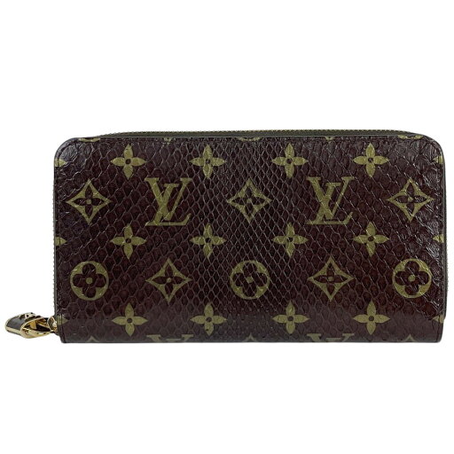 【ラッピング可】ルイ・ヴィトン Louis Vuitton ジッピー ウォレット パイソン ラウンドジップ ラウンドファスナー 長財布 モノグラムエキゾチック ブラウン N80148 レディース 【中古】 msp39 【ラッピング可】ルイ・ヴィトン Louis Vuitton ジッピー ウォレット パイソン ラウンドジップ ラウンドファスナー 長財布 モノグラムエキゾチック ブラウン N80148 レディース 【中古】 msp39