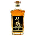 【東京都内限定お届け】 ニッカ NIKKA 竹鶴 12年 ピュアモルト 角瓶 660ml 国産ウイスキー 【中古】