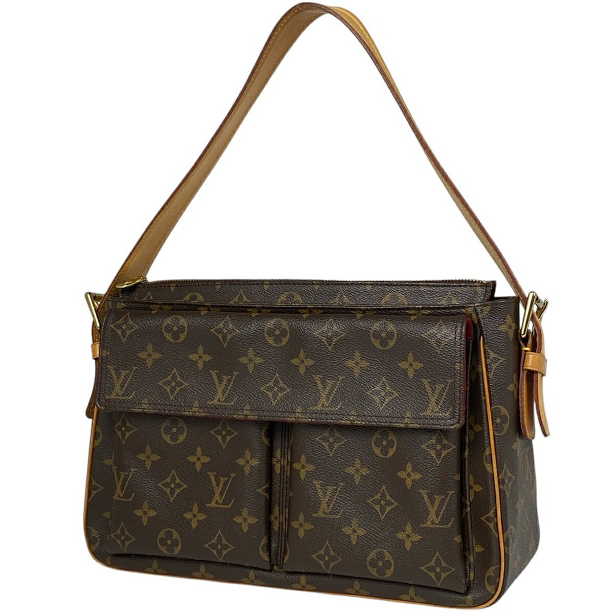 ルイ・ヴィトン Louis Vuitton ヴィバ シテ GM ワンショルダー 肩掛け ショルダーバッグ モノグラム ブラウン M51163 レディース 【中古】