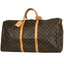 ルイ・ヴィトン Louis Vuitton キーポル バンドリエール 60 旅行 出張 ボストンバッグ モノグラム ブラウン M41412 レディース 【中古】
