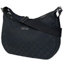 グッチ GUCCI GG柄 ショルダーバッグ 斜め掛け ショルダーバッグ GGキャンバス ブラック 122790 レディース 【中古】
