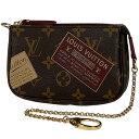ルイ・ヴィトン Louis Vuitton ミニポシェット アクセソワール メイク コスメ 小物入れ アクセサリーポーチ モノグラム ブラウン M63798 レ...