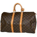 ルイ・ヴィトン Louis Vuitton キーポル 45 ハンドバッグ 旅行 出張 ビジネス ボストンバッグ モノグラム ブラウン M41428 レディース ...
