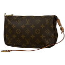 ルイ・ヴィトン Louis Vuitton ポシェット アクセソワール メイク コスメ アクセサリーポーチ モノグラム ブラウン M51980 レディース 【中...