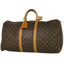 ルイ・ヴィトン Louis Vuitton キーポル 55 ハンドバッグ 旅行 出張 ビジネス ボストンバッグ モノグラム ブラウン M41424 レディース 【中古】(4)