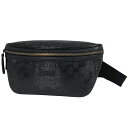 グッチ GUCCI GGインプリメ ウエストバッグ GG柄 ショルダーバッグ ボディバッグ コーティングキャンバス ブラック 233269 レディース 【中古】(4)
