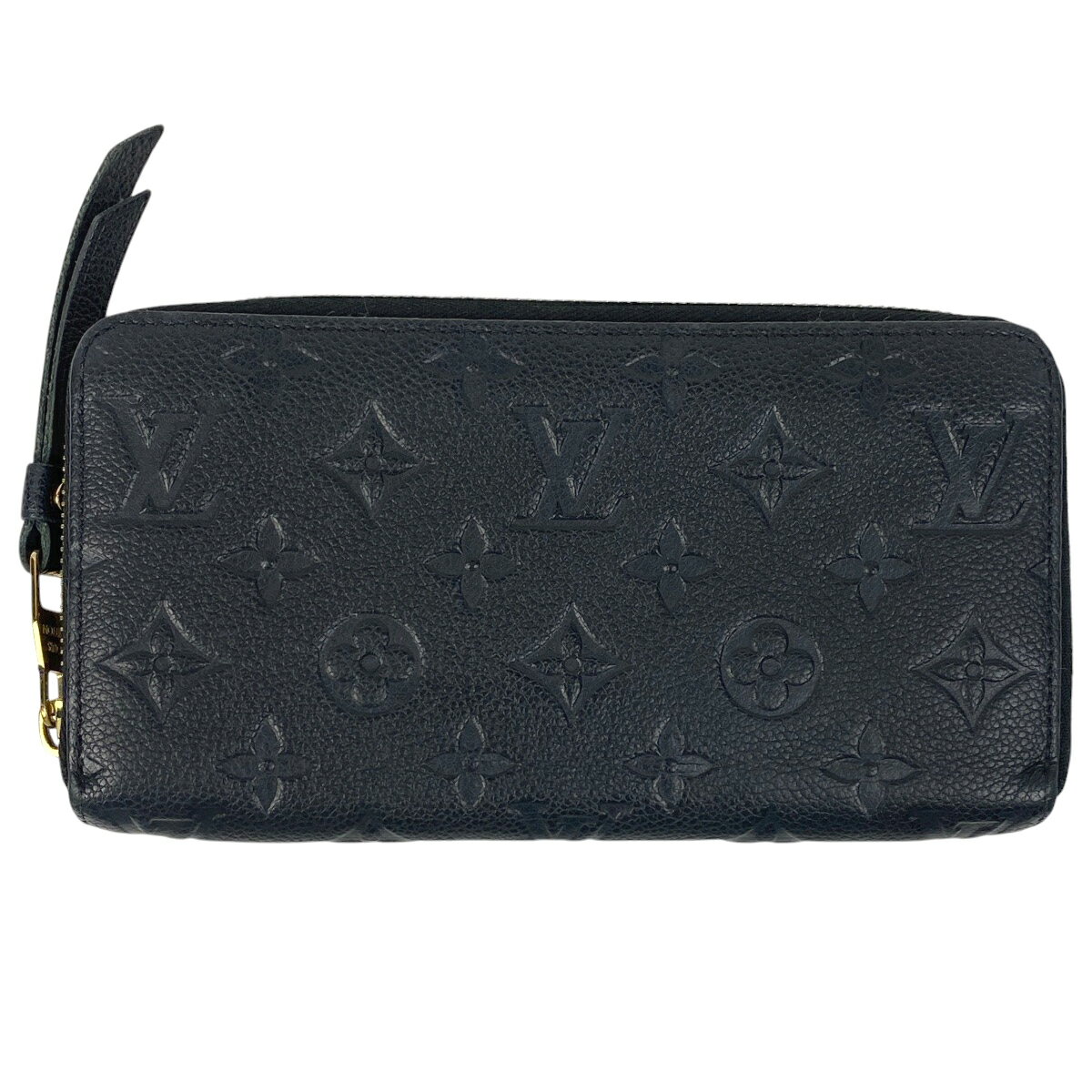 【ラッピング可】ルイ・ヴィトン Louis Vuitton ジッピーウォレット ラウンドファスナー 長財布 モノグラムアンプラント ノワール(ブラック) M60571 レディース 【中古】