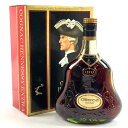ヘネシー Hennessy エクストラ 金キャップ グリーンボトル 700ml ブランデー コニャック 【中古】