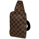 ルイ・ヴィトン Louis Vuitton ジェロニモス ウエストバッグ ショルダーバッグ ボディバッグ ダミエ ブラウン N51994 レディース 【中古】