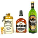 3本 CLUNY グレンフィディック ウシュクベ スコッチ 750ml ウイスキー セット 【中古】