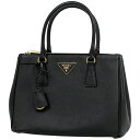 プラダ PRADA ガレリア ミディアム ハンドバッグ 2WAY ショルダーバッグ ハンドバッグ サフィアーノレザー ネロ(ブラック) 1BA863 レディース 【中古】(4)