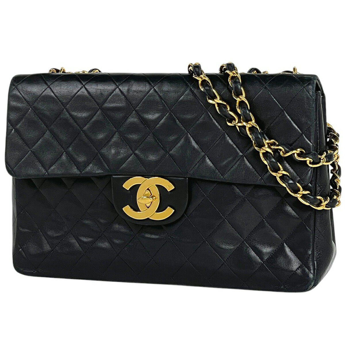 CHANEL★シャネル デカココチェーンショルダー Aランク 楽天市場】シャネル chanel デカ マトラッセ シングルフラップ