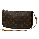 ルイ・ヴィトン Louis Vuitton ポシェット アクセソワール メイク コスメ アクセサリーポーチ モノグラム ブラウン M51980 レディース 【中古】 msp29(4)