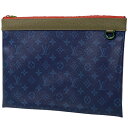 ルイ・ヴィトン Louis Vuitton ポシェット アポロ モノグラムパシフィック タイガ クラッチバッグ モノグラム ブルー M63047 メンズ 【中古】
