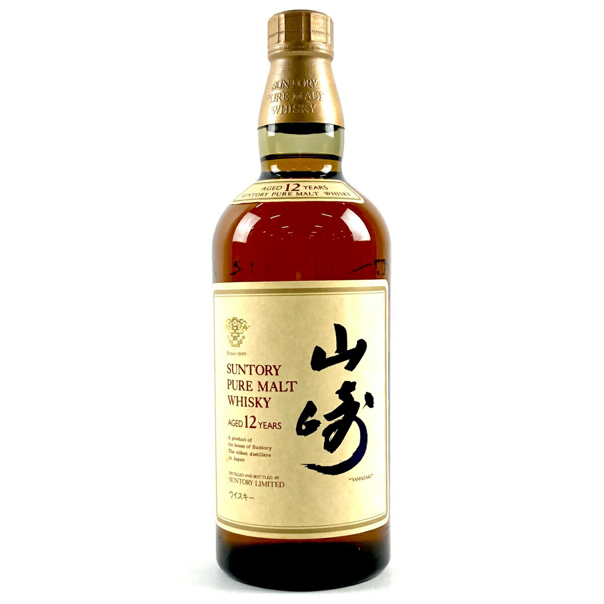 【東京都内限定お届け】 サントリー SUNTORY 山崎 12年 ピュアモルト 華 750ml 国産ウイスキー 【中古】