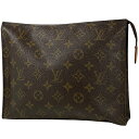 ルイ・ヴィトン Louis Vuitton ポッシュ トワレット 26 小物入れ クラッチバッグ 化粧ポーチ モノグラム ブラウン M47542 レディース 【...