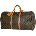 【最終値引き】 ルイ・ヴィトン Louis Vuitton キーポル 60 ハンドバッグ 旅行 出張 ビジネス ボストンバッグ モノグラム ブラウン M41422 レディース 【中古】 msp39