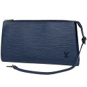 ルイ・ヴィトン Louis Vuitton ポシェット アクセソワール コスメ メイク 旧型 M52955 M52945 アクセサリーポーチ エピ トレドブルー M52945 レディース 【中古】(4)