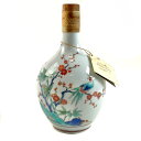 【東京都内限定お届け】 サントリー SUNTORY エクセレンス 有田焼 錦鶏菊梅竹文 特級 陶器ボトル 720ml 国産ウイスキー 【中古】