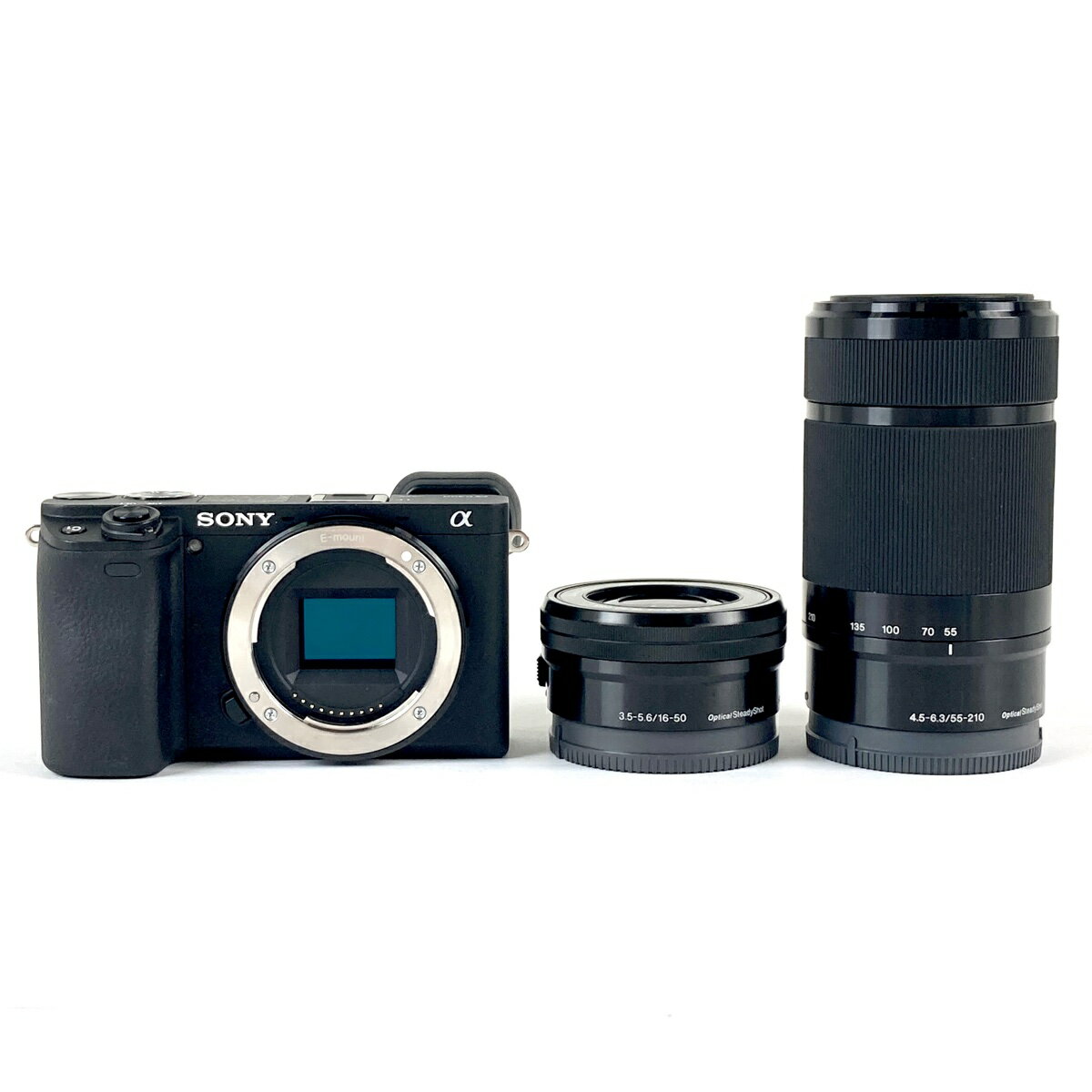 ソニー SONY α6400 ダブルズームレンズキット ILCE-6400Y ブラック デジタル ミラーレス 一眼カメラ 【中古】