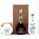 【東京都内限定お届け】 3本 ニッカ NIKKA XO ゴルフボール RAISIN XO 600ml ブランデー セット 【中古】